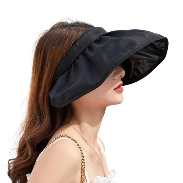 

party hats women's sun hat big brim sunscreen breathable for summer outdoor trip riding hvr88