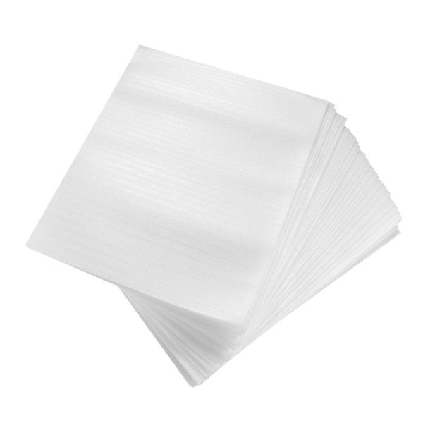 

vorcool 100 pcs wraps epe coated pearl cotton bag shockproof and shatterproof pouches 25x30cm (white