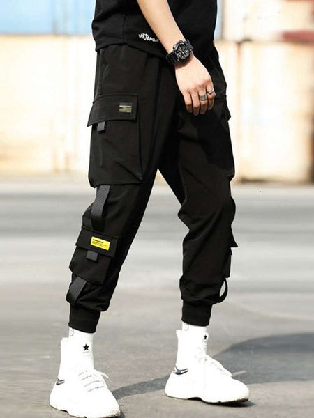 

2021autumn pants, overalls, men's fashion brand, binding feet, korean fashion, loose and straight sports, harlan men's casual pant, Blue