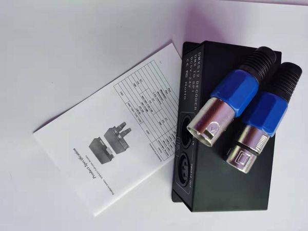 

dc 5v~24v full color dmx 512 decoder led strip dimmer dmx to spi led module controller support ws2811 ws2812 ws2801 6803 ic