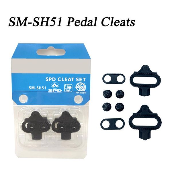 

bike pedals spd sm sh51 mountain pedal cleat sm-sh51 mtb set plates original