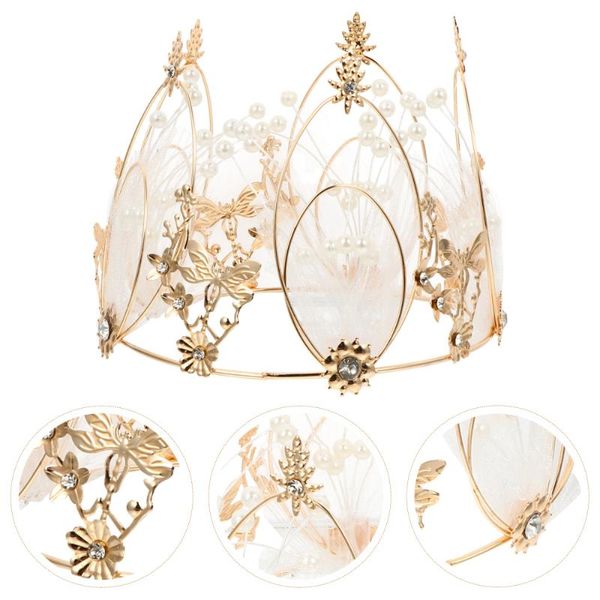 

other festive & party supplies 1pc crown cake er birthday decor mesh ornament