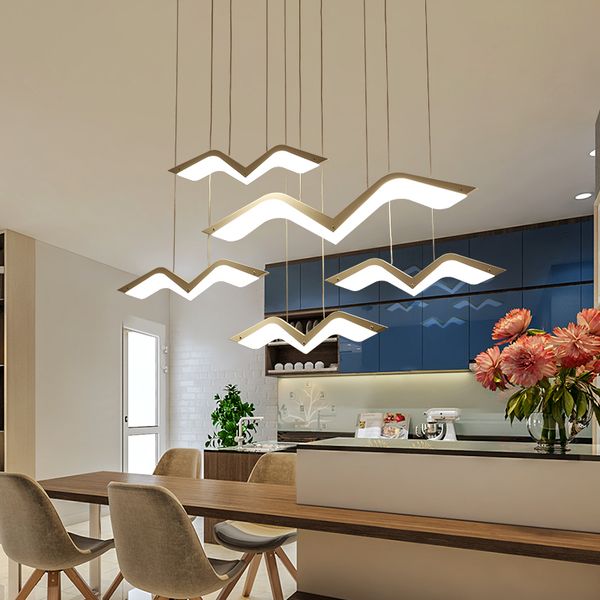 

2021 new modern dining chandelier hanging in the living room kitchen restaurant interior house pendant lights led decoration rfnx