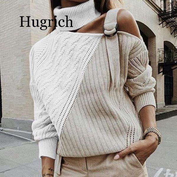 

women's off shoulder turtleneck sweater pullovers hollow out knitted twisted sweaters woman 2019 autumn winter pullover ladies1, White;black