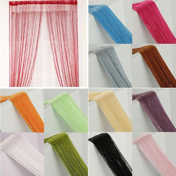 

blinds arrival candy color string curtain 100*200cm wedding decoration indoor window shades classic shop