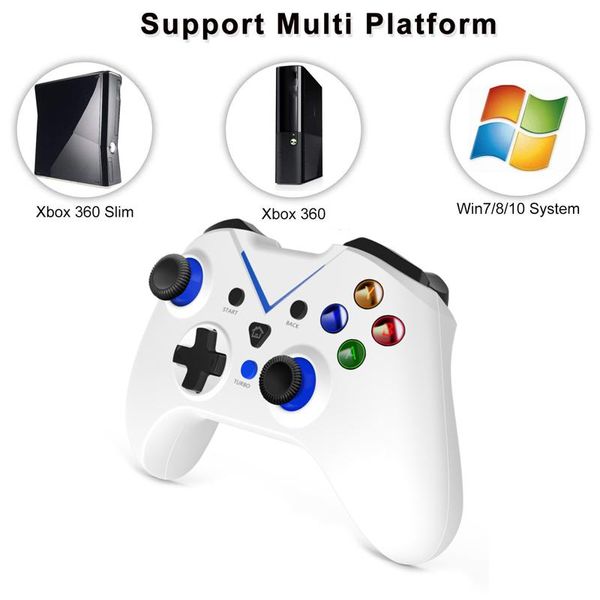 

game controllers & joysticks gamepad for xbox 360 wireless/wired controller controle wireless joystick xbox360 joypad