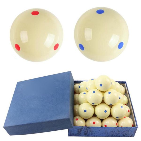 

blue 6 dot - spot pool - billiard practice training cue ball 6 oz 2 1/4" 57.2mm resin billiards replacement