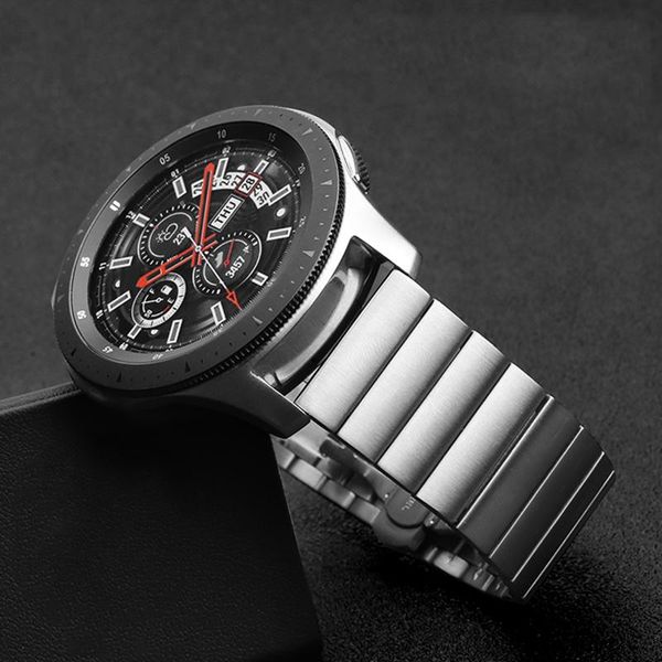 

watch bands stainless steel band for samsung galaxy 46mm/42mm/active 2 strap luxury gear s3 frontier huawei gt bracelet, Black;brown