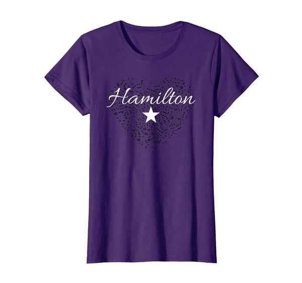 

i love hamilton heart | gift for teenage girl women fan t-shirt, White;black