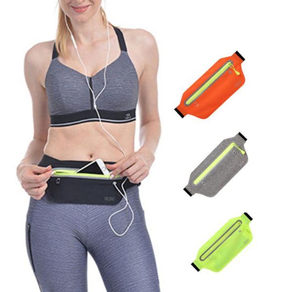 

outdoor bags running sports cell phone pocket multifunction waterproof waistbag lightweight bag