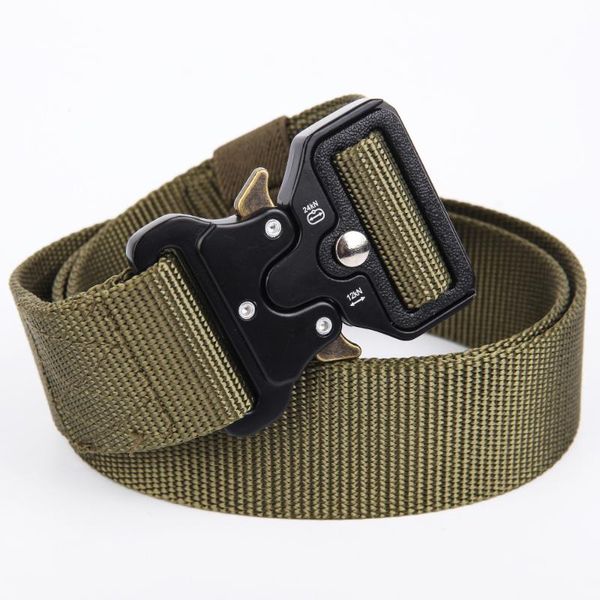 

belts cs outdoor tactical elastic jeans belt military army combat inner & outer waist male hunting, Black;brown