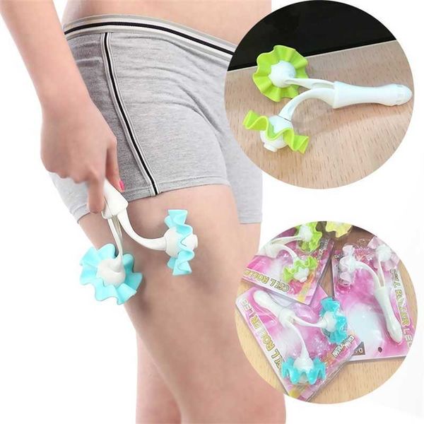 

Waist roller r third generation flower leg massage wheel Dahe