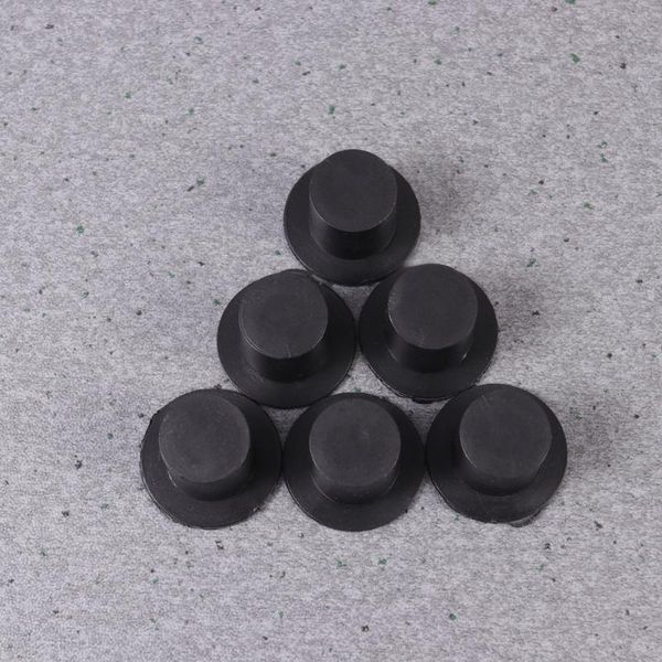 

party hats 100pcs handcraft mini clown hat decoration christmas decorative cap diy material size s(black)