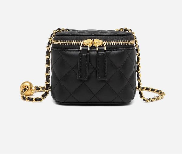 

bags handbags 2021 new messenger small bag fashion rhombus chain small fragrant wind golden ball small square bag