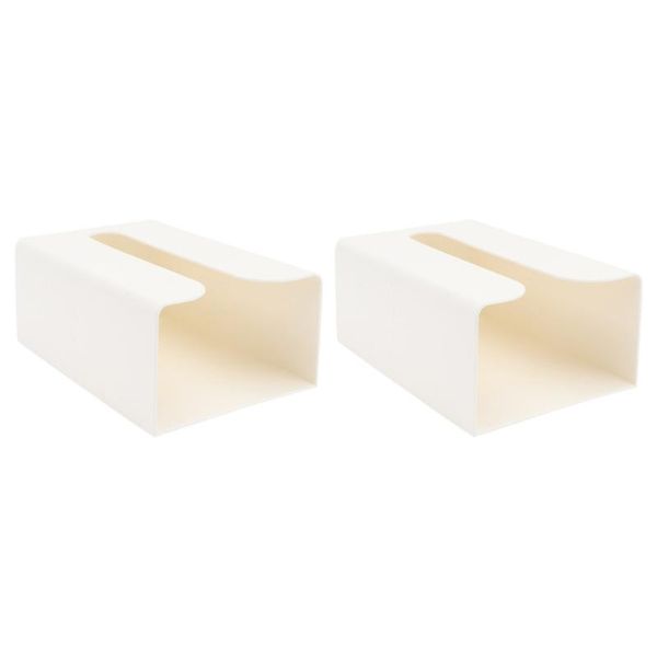 

toilet paper holders 2pcs tissue box bathroom punch-wall mount container