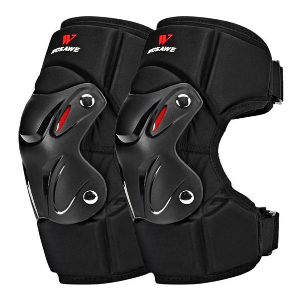 

elbow & knee pads wosawe and mountain bike cycling protection set dancing brace support mtb eblow protector, Black;gray
