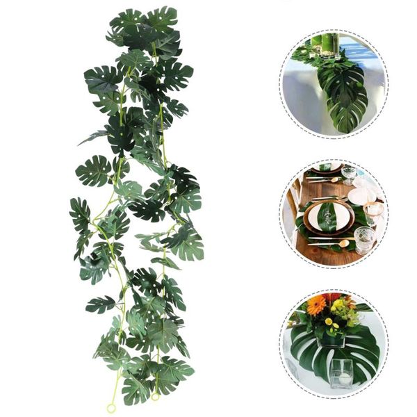 

1pc simulation hanging leaf rattan hawaiian party decors party decoration