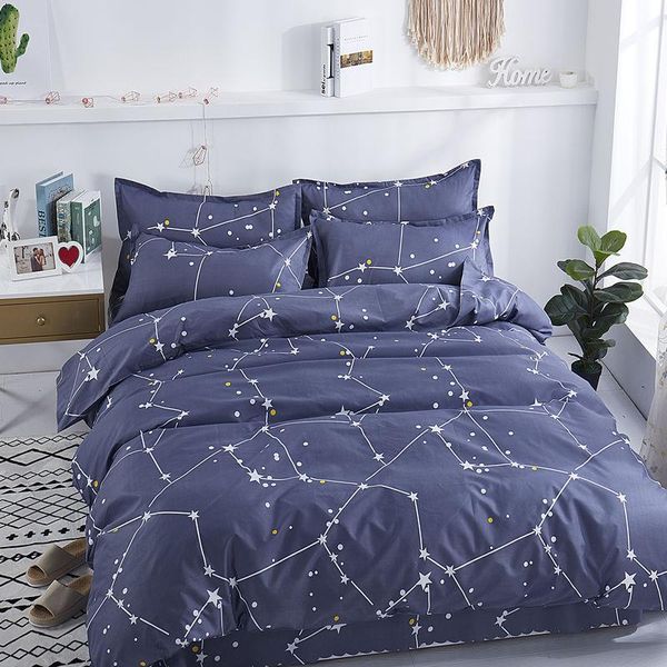 

bedding sets star printing set luxury 200x230 duvet cover super soft bed linens