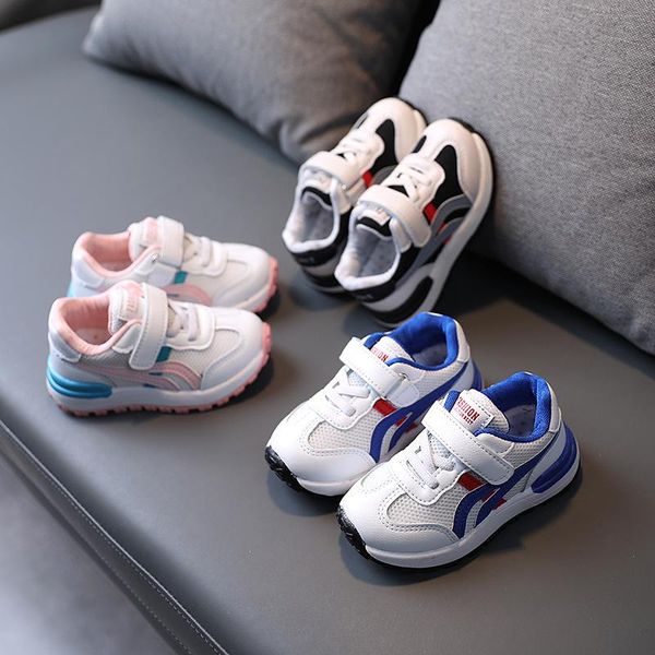 

athletic & outdoor s fashion brand baby sneakers leisure casual all season breathable boys girls shoes soft running infant tennis, Black