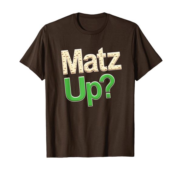 

funny passover matz(ah) up jewish passover holiday t shirt, White;black