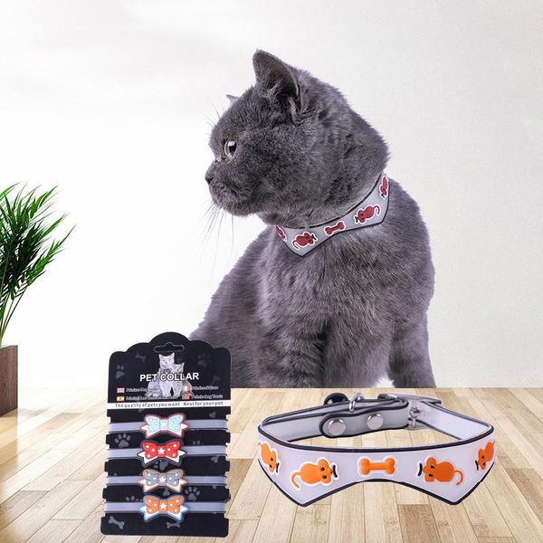 

cat collars & leads pet with bells personality glowing dogs collar luminous necklace kitten light neck ring accessories