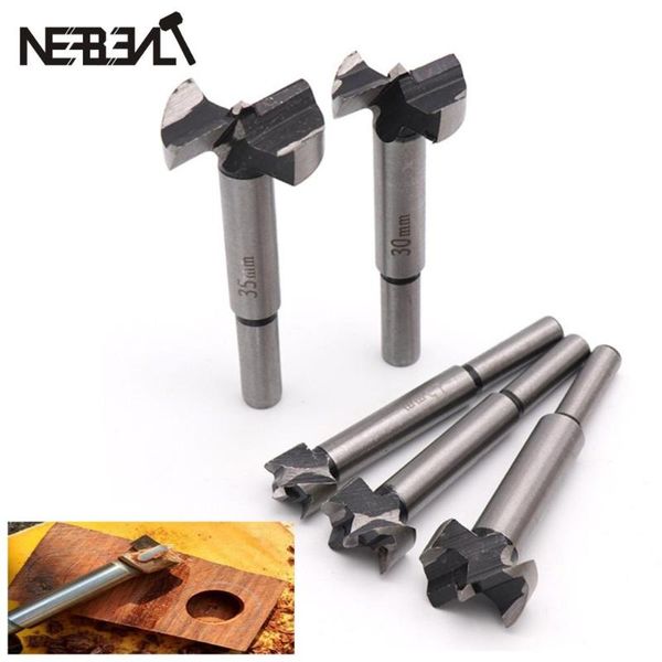 

professional drill bits 5pcs woodworking hole opener drilling pilot 15/20/25/30/35mm hinge boring saw cutter bit wood