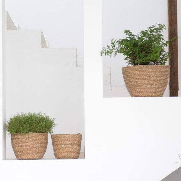 

storage baskets grass planter basket indoor outdoor flower pots cover plant containers for home stta889