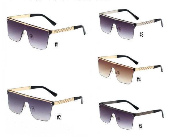Sommer – Damen-Herrenmode, Metallrahmen, Strand, rahmenlose Sonnenbrille, Fahrradbrille, Fahrbrille, verbundene Gläser, Reit- und Windschutzbrille