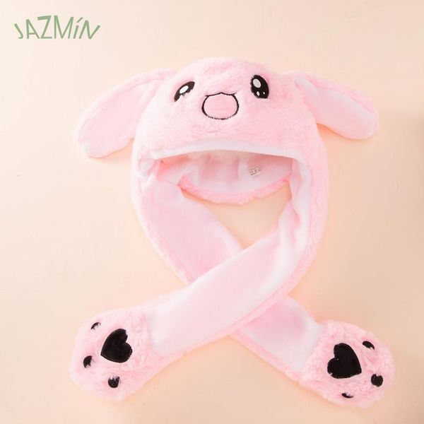 

caps & hats children ear movable airbag fun thicken plush toys winter bibs warm protectors cold-proof, Yellow