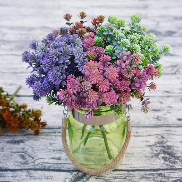 

decorative flowers & wreaths 1pc lifelike artificial bouquet for party wedding fake peristrophe baphica home holiday christmas decorations g