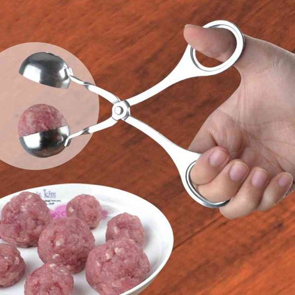 

stainless steel frikadel maker clip fish ball rice ball, the shape tool kitchen accessories gadgets kitchen