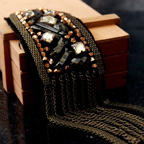 

pins, brooches statement blazer epaulet kpop handmade fringed tassel punk epaulette shoulder stage brooch crystalfashion suit accessories, Gray