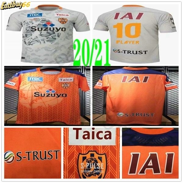 

2020 new shimizu s-pulse soccer jerseys takeuchi elson dutra d.douglas custom 20 21 japan j league s pulse home away football shirt, Black;yellow
