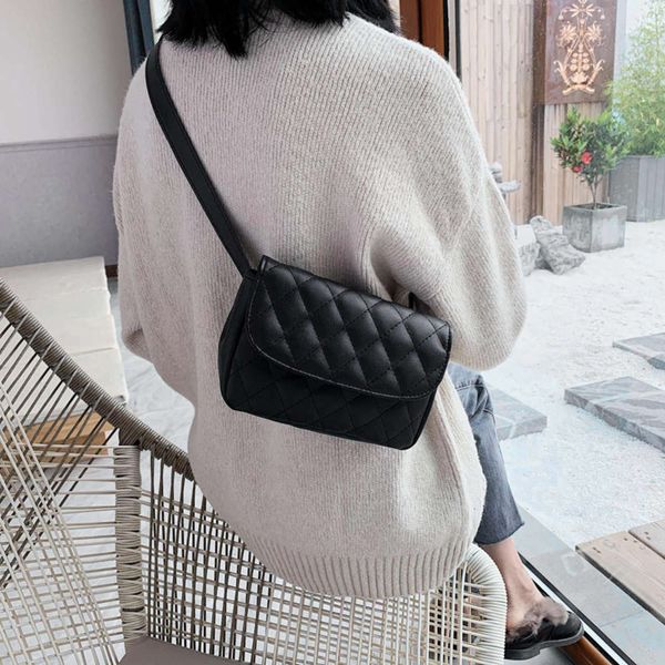 

hbp small women 2021 new korean autumn and winter fashion lingge chain single shoulder slung bucket bag