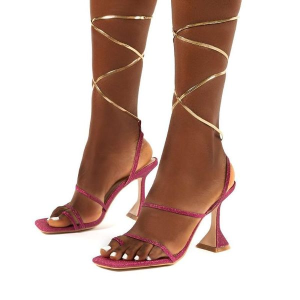 

sandals ippeum heels summer gold pink high heel women open toe shoes girl, Black