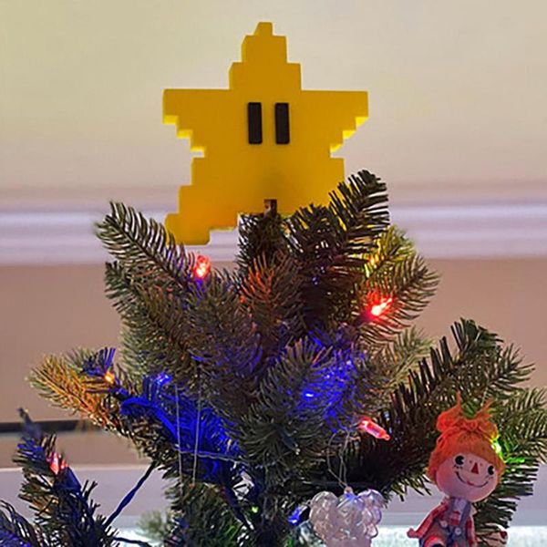 

christmas decorations pixel star tree er 3d shape decorative decor for party wedding decoration