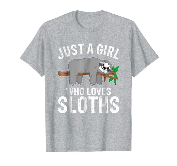 

Girl Who Loves Sloths Funny Womens Gift T-Shirt, Mainly pictures