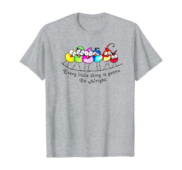 

every little thing is gonna be alright t-shirt t-shirt, White;black