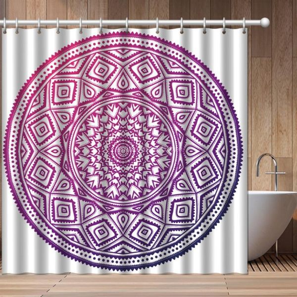 

shower curtains mandala europe colorful 3d print curtain bathroom set with waterproof hook bath cartoon african funny