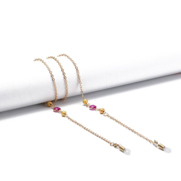 

new fashion women sunglasses cord metal eye chain sunglasses anti-slip glasses accessories chain holder cord lanyard straps