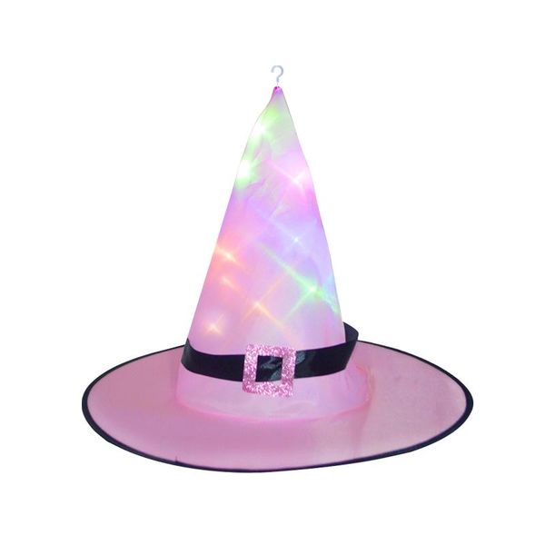 

party hats garden hanging glowing indoor outdoor festival halloween decoration yard witch hat lighted performance large size cosplay