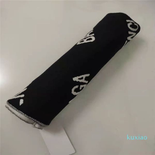 

fashion scarf for men letter pattern mans wool thick scarfs warm scarves size 180x30cm no box, Blue;gray