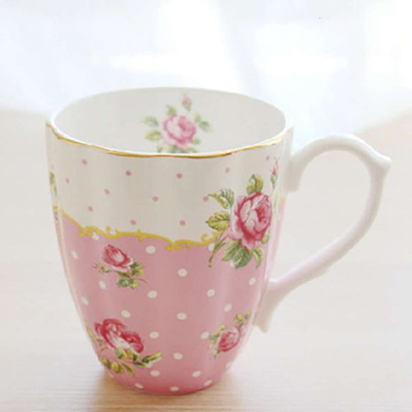 

royal english pastoral bone china coffee cups large capacity ceramics breakfast milk mug and cup ing