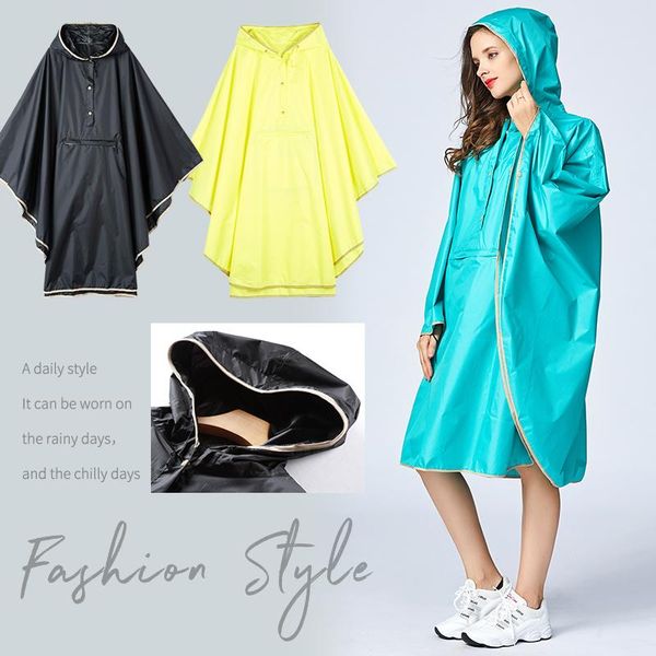 

raincoats fashion men and women cloak raincoat hiking backpack windbreaker poncho lightweight portable rain jacket