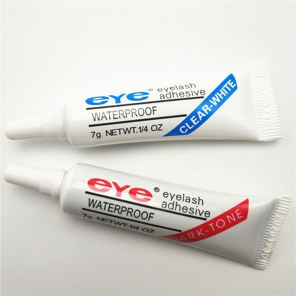 

eyelash adhesive 9g 32oz waterproof false eye lash adhesives glue white clear & dark tone with packing