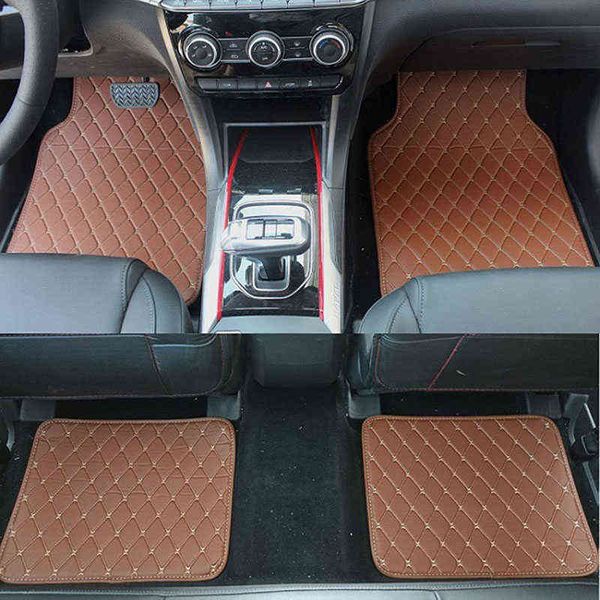 WLMWL Geral Leather Car tapete para oppel Todos os modelos Astra G H Antara Vectra B C Zafira A B Acessórios automáticos H220415