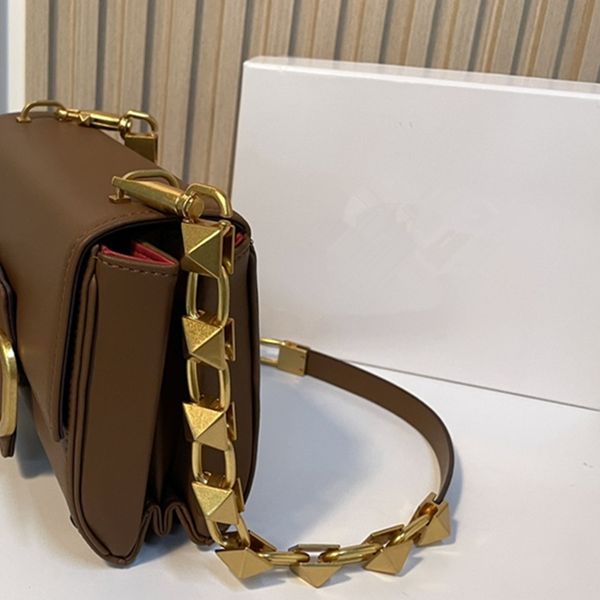 

new design women's handbag leather metal accessories shoulder bag clutch bag