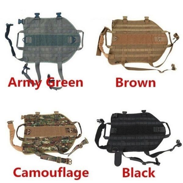 

dog vest pet traction vest large dog tactical training equipment combat uniform professional