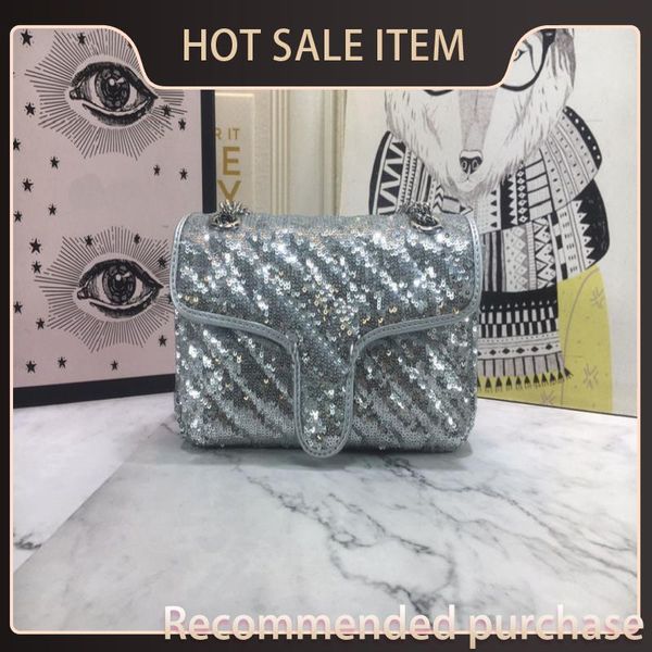 

2021 handbag female messenger bag shiny handbag messenger new bag designer sequin clutch bags coin shoulder bags aoefw