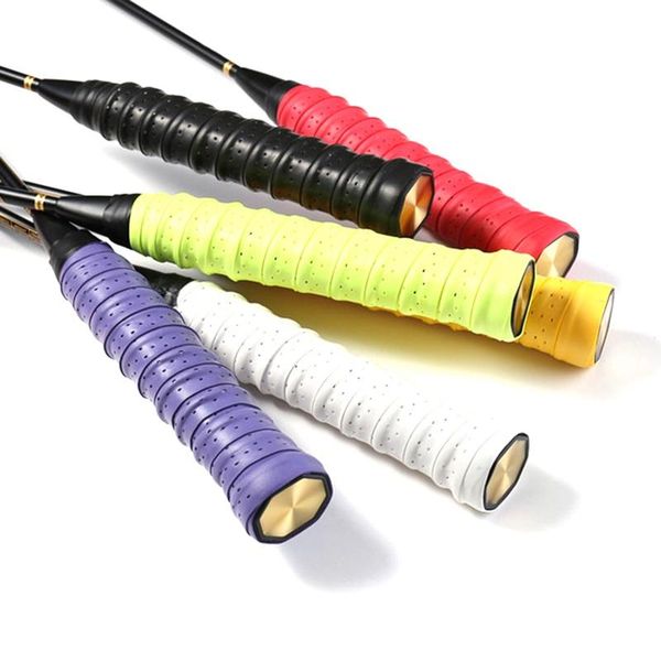 

sweatband badminton clap hand glue keel sticky sweat-absorbent belt non-slip breathable tennis racket fishing rod slings winding strap, Yellow;black
